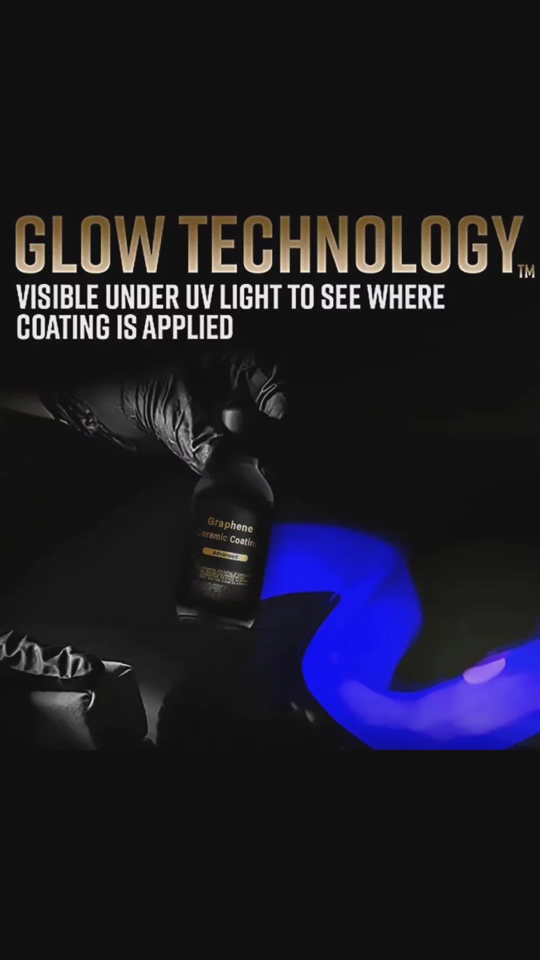 Our coating is extremely easy to apply! It's nearly impossible to miss any spots with the patent pending UV Tracing Technology! Just apply and verify with our 100 LED Black light/Torch! (Torch sold separately) 